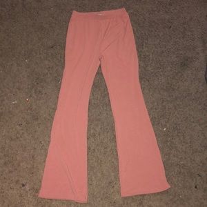 Pink Flare Pants
